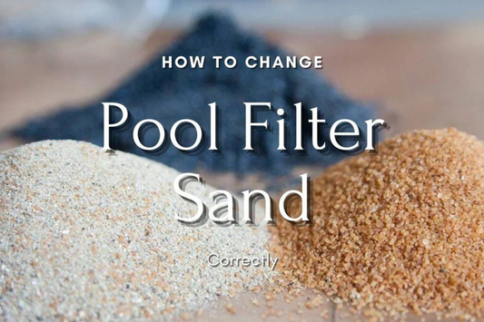 how to replace sand in a pool filter 