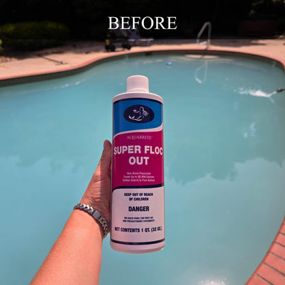 AquaBrite Super Floc Pool Clarifier, 32 fl oz Bottle