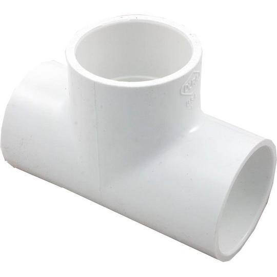 White PVC elbow pipe fitting on a white background