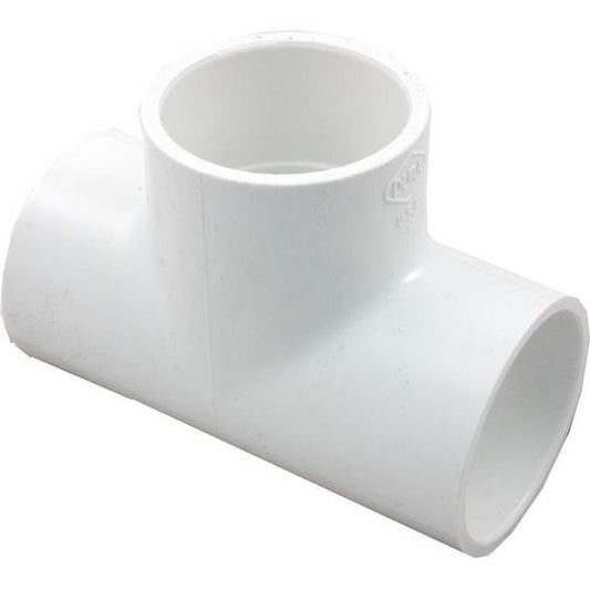 White PVC elbow pipe fitting on a white background