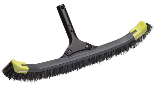 Nylon Pool Cleaning Brush black with green 