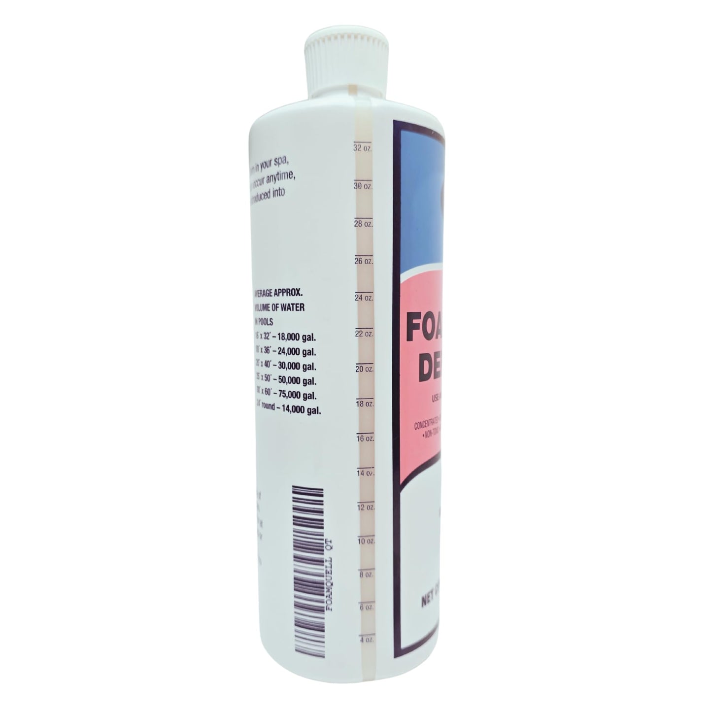 Hot Tub Defoamer - Spa Defoamer for Hot Tub Owners 32oz, Spa Anti Foam to Keep Foam Down, Hot Tub Chemicals - Aquabrite