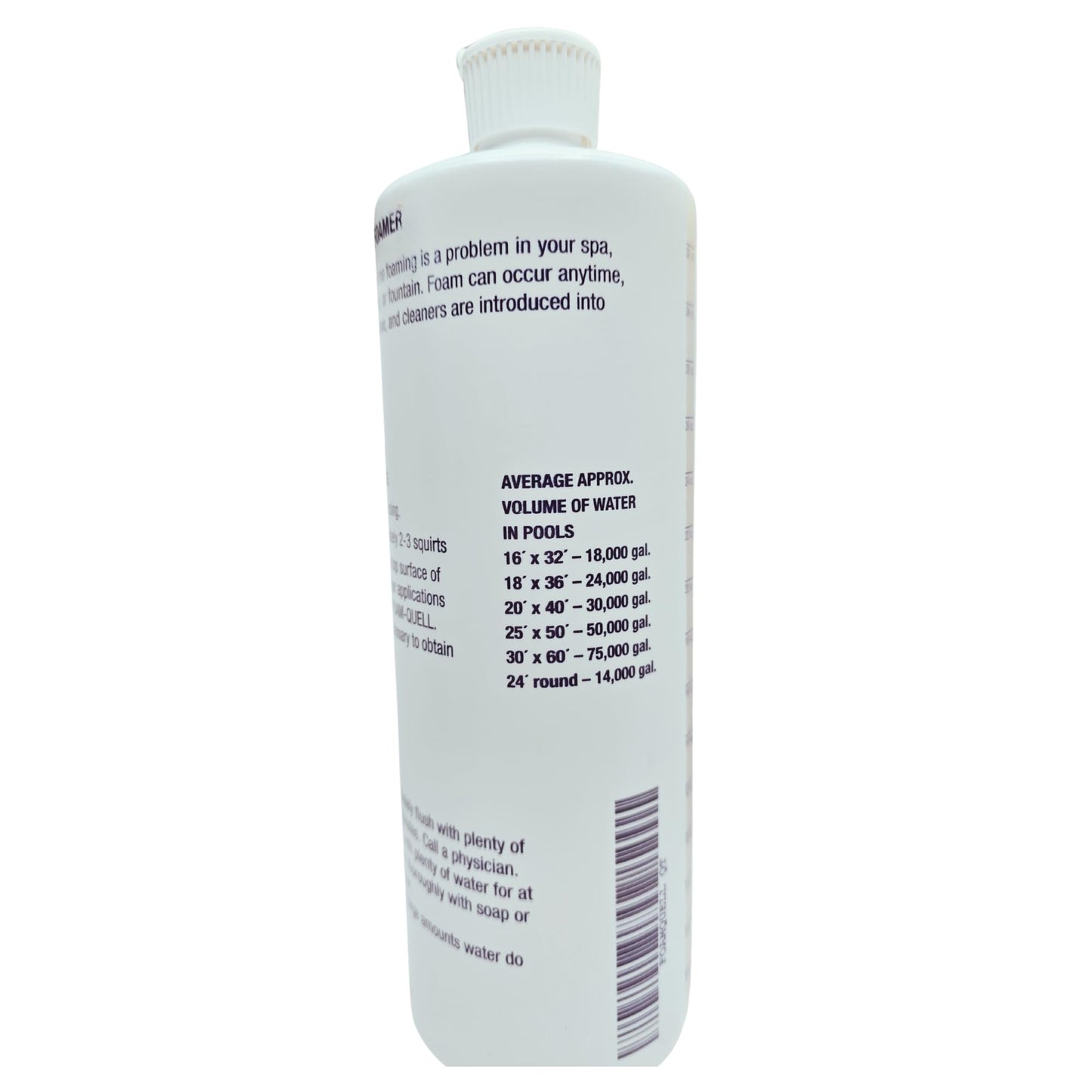 Hot Tub Defoamer - Spa Defoamer for Hot Tub Owners 32oz, Spa Anti Foam to Keep Foam Down, Hot Tub Chemicals - Aquabrite