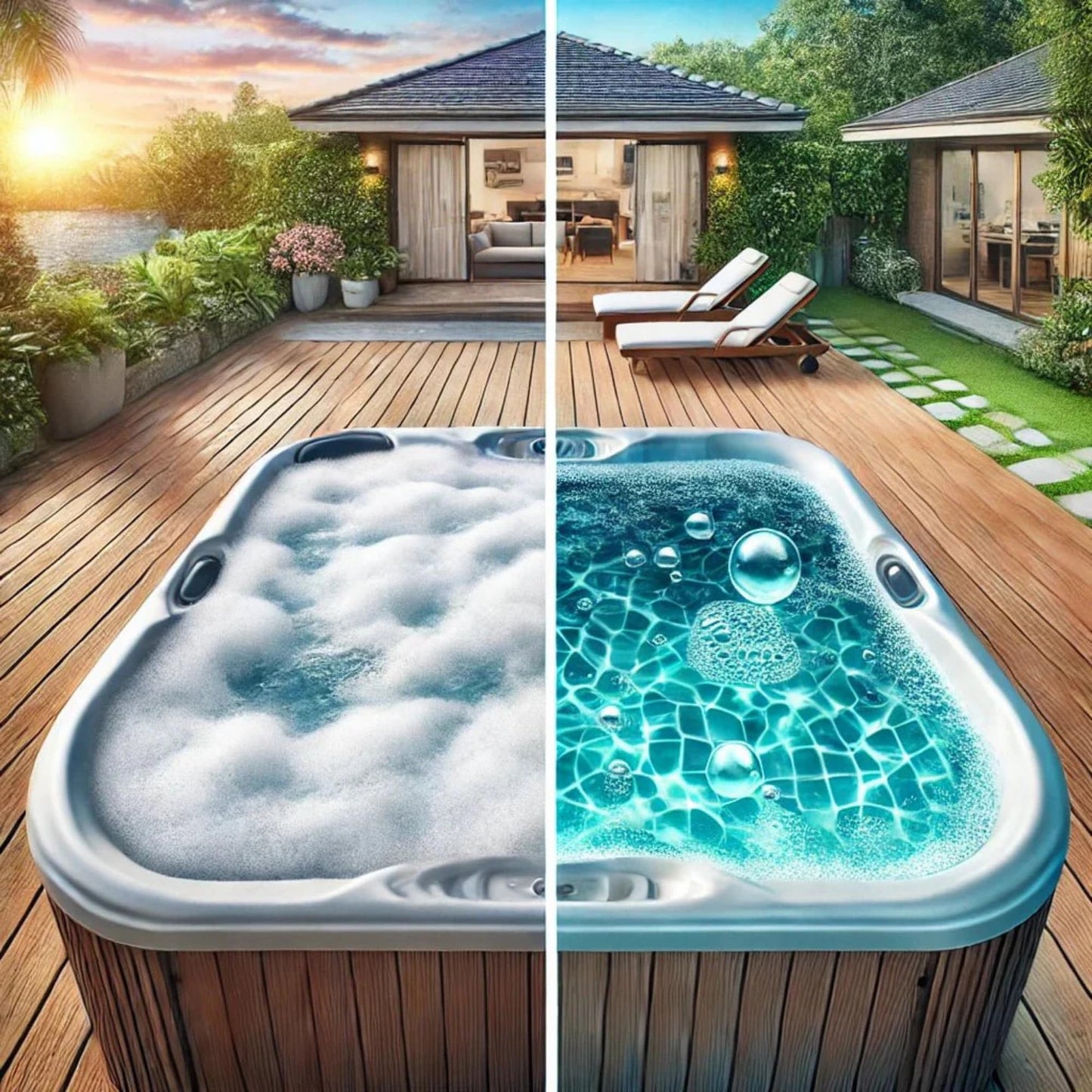 Hot Tub Defoamer - Spa Defoamer for Hot Tub Owners 32oz, Spa Anti Foam to Keep Foam Down, Hot Tub Chemicals - Aquabrite
