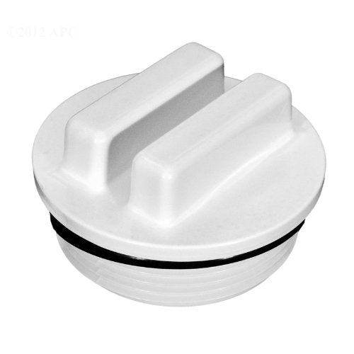 white plastic plug with back o ring 