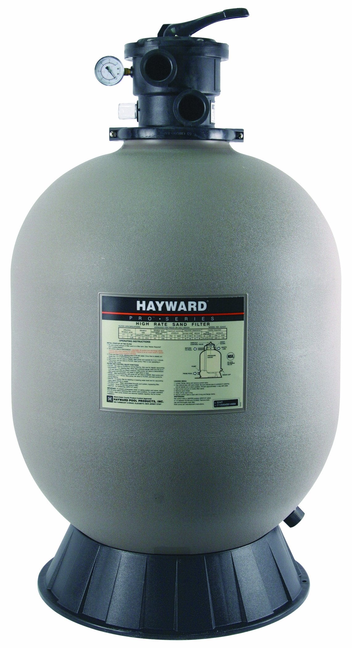Hayward pool sand filter  
Hayward Pro Series filter  
24 inch sand filter  
top mount pool filter  
in-ground pool filter  
Hayward 2 inch valve filter  
pool sand filter system  
high capacity pool filter  
pool equipment  
swimming pool filtration  
Hayward Pro Series 24  
durable sand filter  
backwashable pool filter  
Hayward filter with valve  
Hayward pool equipment
