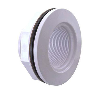 Hayward return fitting  1.5 inch pool wall fitting  Hayward inlet socket fitting  Pool return jet fitting white  Inground pool return fitting  Hayward pool parts  Swimming pool water return  Pool circulation fitting  Wall fitting 1-1/2 socket  W