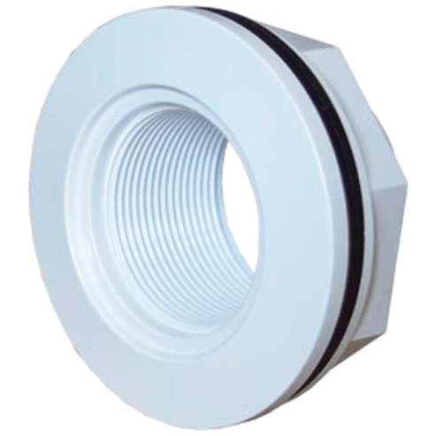 Hayward return fitting  1.5 inch pool wall fitting  Hayward inlet socket fitting  Pool return jet fitting white  Inground pool return fitting  Hayward pool parts  Swimming pool water return  Pool circulation fitting  Wall fitting 1-1/2 socket  W