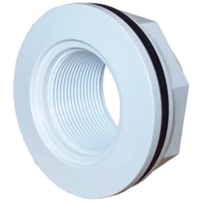 Hayward return fitting  1.5 inch pool wall fitting  Hayward inlet socket fitting  Pool return jet fitting white  Inground pool return fitting  Hayward pool parts  Swimming pool water return  Pool circulation fitting  Wall fitting 1-1/2 socket  W