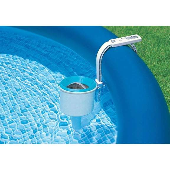 Intex Deluxe Wall Mounted Automatic Skimmer – Includes Hose & Adapter for Easy Pool Cleaning