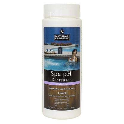 Natural Chemistry Spa pH Decreaser, 3.37 lb, Single, Lowers pH in Spa & Hot Tub Water
