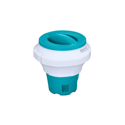 collapsible floating chlorinator 