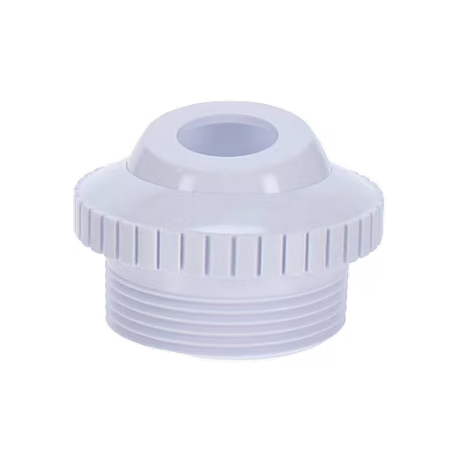 white pool eyeball return fitting, adjustable jet