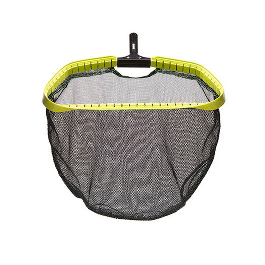 pool skimmer net with green 